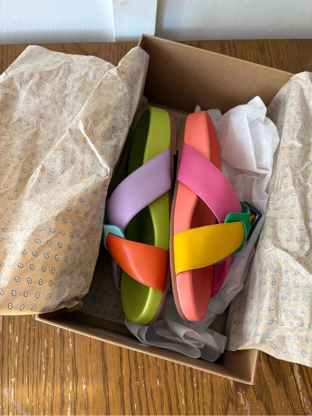 NIB CHARLOTTE STONE Sylas Sandal In Solimar
